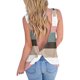 thumbnail image 5 of Mujeres verano moda estampado Sexy Casual espalda descubierta cuello redondo suelto sin mangas camisetas sin mangas pulóver Pompotops lopia993858, 5 of 6