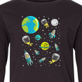 thumbnail image 4 of Inktastic Space Rocket Future Astronaut Long Sleeve Youth T-Shirt, 4 of 5