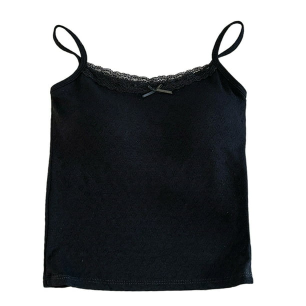 Camiseta sin mangas con tirantes para mujer: prenda básica sin mangas de color liso, suave, elástica y cómoda para el uso diario