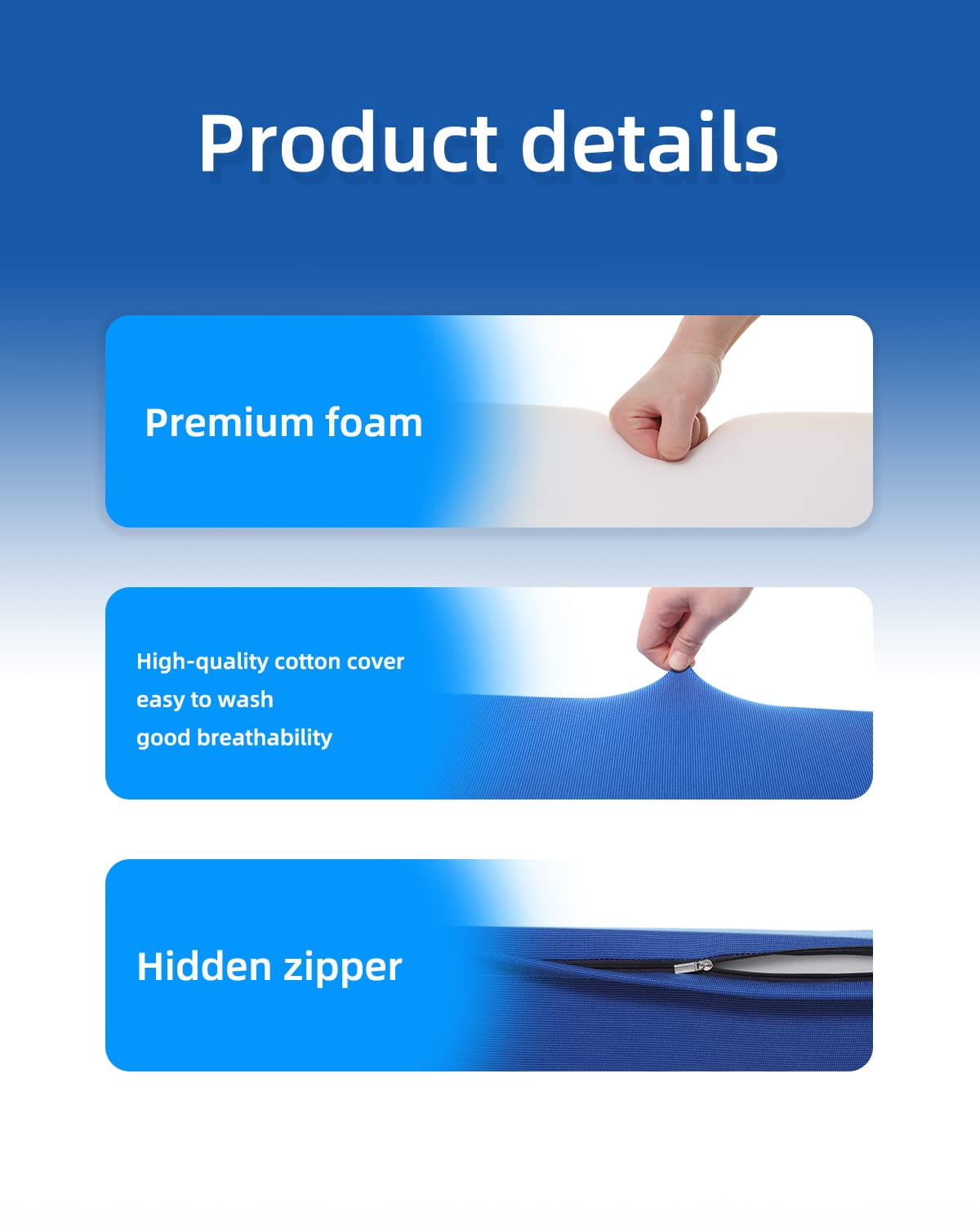 Positioning Wedge Pillow For Side Sleeping (3 In 1)  40 Degree Triangle Bed Wedges & Body Positioners Back Pain Preventing Bedsores After Surgery Knees Elevated Pregnancy