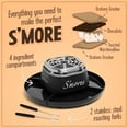 thumbnail image 6 of (4 pack) Nostalgia Indoor Electric Smores Maker Smores Kit with 4 Marshmallows Roasting Forks, Black, 6 of 7