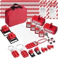 thumbnail image 2 of Electrical Lockout Tagout Kit, 47 Pcs Safety Lotokit Circuit Breaker Lockouts, For Industrial, Electric Power, 2 of 5