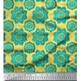 thumbnail image 1 of Soimoi Velvet Fabric Floral Mandala Print Fabric by the Yard 58 Inch Wide, 1 of 3