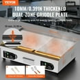 3200W Commercial Electric Griddle Countertop Flat Top Grill