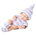 thumbnail image 2 of Juguetes para piscina, juguetes para bebés y niños pequeños. Muñeca reborn de 18 cm con chupete de simulación, babero cambiador de goma suave. Muñeca de regalo., 2 of 7