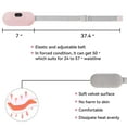 thumbnail image 7 of Portable Lower Back Discomfort Support Fast Heating Pad, 3-Speed Temperature Adjustment and 4-Speed Massage Modes, Menstrual Heating Pad for Women and Girl, 7 of 7