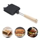 thumbnail image 1 of Sartén rectangular para sándwich, sartén de aluminio de calentamiento rápido, sartenes para hornear, máquina para hacer pasteles de hierro fundido par Soledad Sándwich Pan, 1 of 10