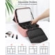 thumbnail image 3 of Bolsa de maquillaje Relavel con espejo LED recargable, color rosa claro, 3 of 8