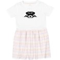 thumbnail image 3 of Inktastic Peeking Miniature Schnauzer Girls Toddler Dress, 3 of 5