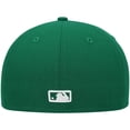 thumbnail image 4 of Men's New Era Kelly Green Kansas City Royals White Logo 59FIFTY Fitted Hat, 4 of 5