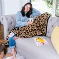 thumbnail image 4 of Wild Leopard Throw Soft Blanket Comfy Cozy Warm Fluffy Fall Winter for Chair Bed Sofa Couch Travel Gift, 4 of 8