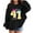 Black, variant on Tisuna Autumn Winter Hoodie For Girls Boys Child 41 Print Long Sleeve Hooded Tops Breathable Soft Unisex Kids Loose Fit Sweatshirt Black Size 3-4 Years