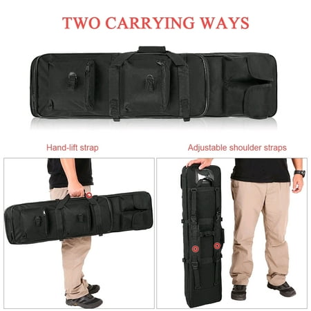 EZshoot 47 inch Padded Rifle Carry Bag Gun Protection (Best Gun For Home Protection Ever)