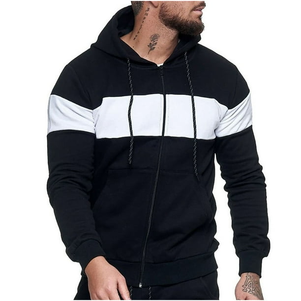 Sudaderas Con Capucha Para Hombre Suéter Bloque de Color Suéter Deportivo Con Capucha Suéter Informal Odeerbi ODB-4