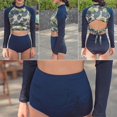 thumbnail image 4 of Summer Split Swimsuit Female Big Breasts Triangle Casual One-piece Swimsuit, 4 of 8