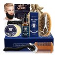 thumbnail image 2 of Beard Grooming Kit 6/8/9 Piece Set Sandalwood Razor Scissors Growth Oil Dual-Sided Comb Care Bag (8PCS), 2 of 4