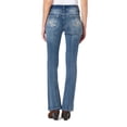 thumbnail image 4 of WallFlower Women's Luscious Curvy Bootcut Mid-Rise Insta Stretch Juniors Jeans (Standard and Plus), 4 of 8