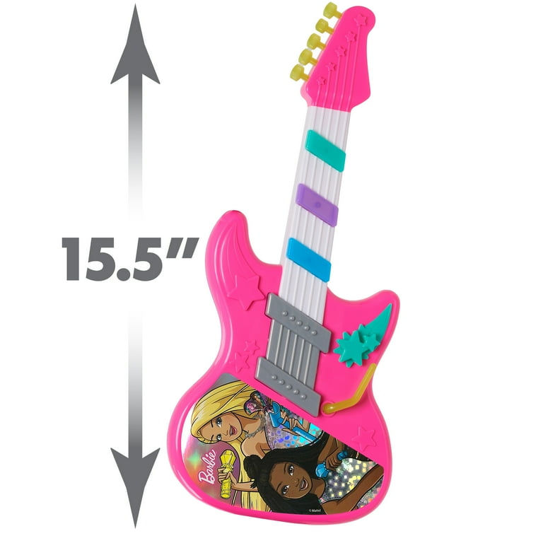 Barbie - guitare avec microphone, musiques, sons & images