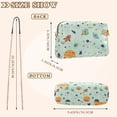 thumbnail image 4 of FORMRS Women Crossbody Purse with Chain Strap Vegan Leather Shoulder Handbag, Space Patterns, 4 of 7