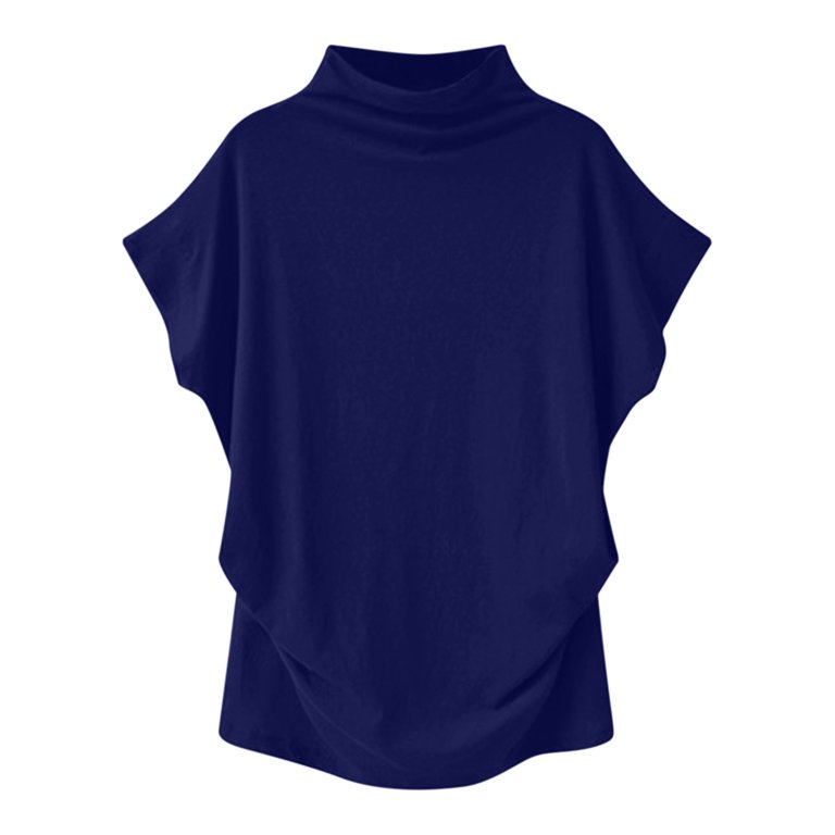 daily ritual t shirt dress Wcjm Daily Ritual Women's Short-Sleeve Scoop Neck T-Shirt Dress Women's Short Sleeve T-Shirt Loose Button Shirt Tops Stand Solid Color Sleeve Collar