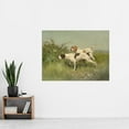 thumbnail image 2 of Charles Olivier De Penne Two Pointers C1850 Painting Extra Large XL Wall Art Poster Print, 2 of 3