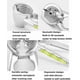 thumbnail image 4 of Nutcracker with non-slip silicone handle for pecans, walnuts, almonds, hazelnuts and pistachios, 4 of 5