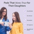 thumbnail image 4 of PurComfy Teens Period Pads with Wings for Tweens, Organic Cotton Sanitary Pads for Teen Girls 9-14, Teen Regular, 108 CT, 4 of 8