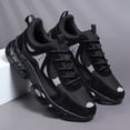 thumbnail image 3 of Men'S Athletic Shoes, Low-Top Casual Lace-Up Sneakers, Comfortable Footwear, 3 of 5