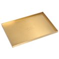 thumbnail image 3 of Bandeja dorada de acero inoxidable, bandeja de almacenamiento rectangular de Metal con placa dorada moderna, bandeja para exhibición de joyas, experiencia incomparable, 3 of 8