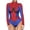 Light Blue, variant on HTQWLP Women Halloween Spider Superhero Cosplay Bodysuit, Long Sleeve High Neck Costume, Form‑Fitting Spider Web Jumpsuit Outfit for Halloween Party Role Play Themed Events, Light Blue/XXL