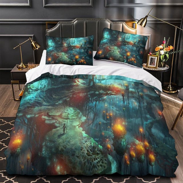 Casa de setas Juego de cama Funda de edredón Decoración de la habitación