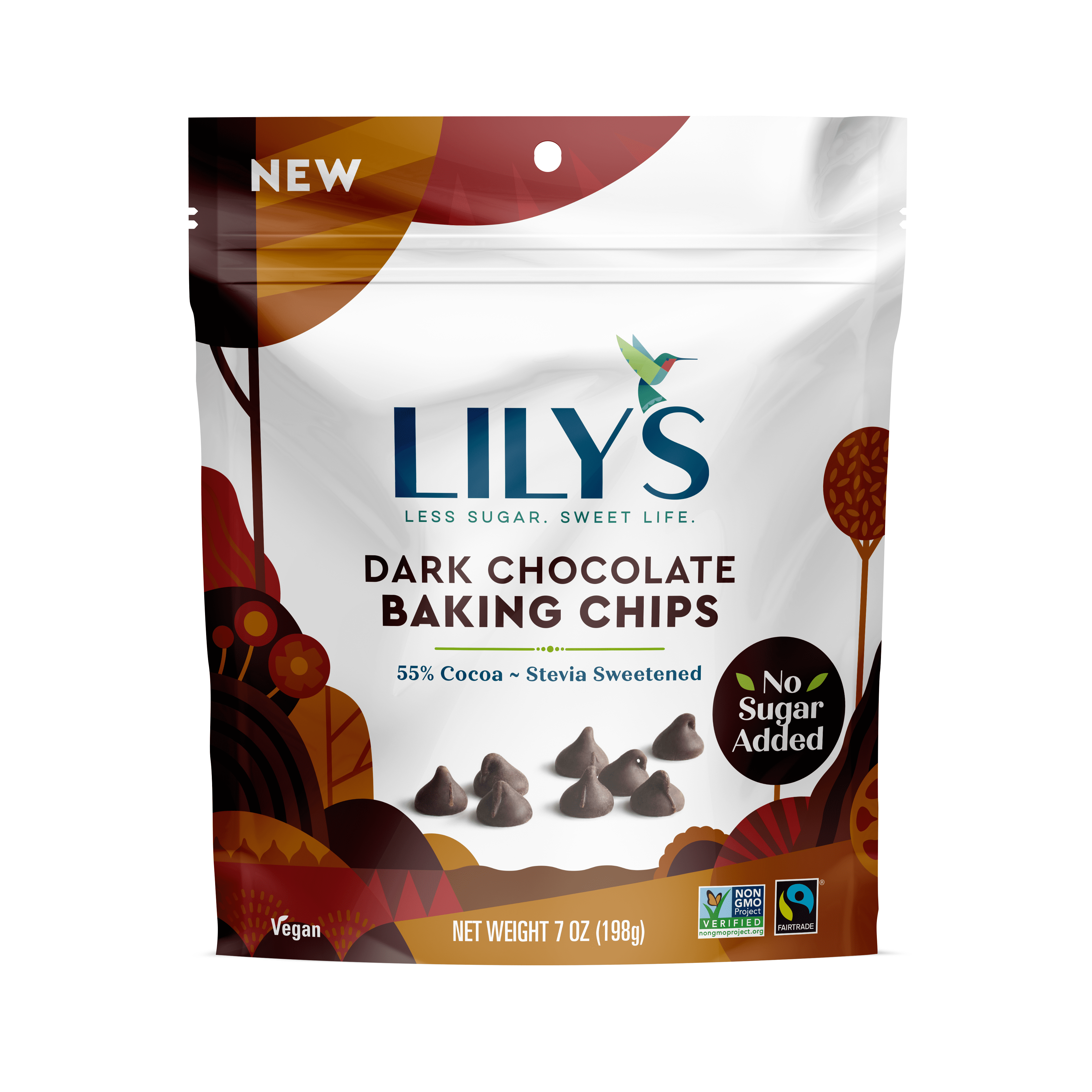 Lilys Dark Chocolate Baking Chips, 7oz