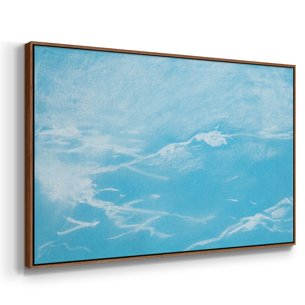 Vintage Landscape-CXLVI By Wexford Home Framed in Walnut Wood Gallery Wrapped Canvas 17 in. x 25 in.