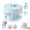(Blue), variant on 3-In-1 Retainer Case With Mirror & Cleaning Brush, All-In-One Retainer Storage Case, Portable Aligner Storage Box With Mirror Cleaning Brush Drain Tray(Pink)