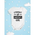 thumbnail image 3 of Straight Up Daddy's Girl Bodysuit Infant -Smartprints Designs,  Newborn, 3 of 4