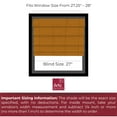 thumbnail image 3 of Arlo Blinds Cordless Tuscan Bamboo Roman Shade - Size: 27"W x 60"H, 3 of 6