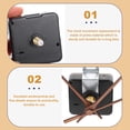 thumbnail image 2 of 3 Sets  of Replacement Clock Mechanism DIY Wall Clock Kit Clock Repair Parts Clock Supplies, 2 of 6