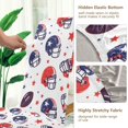 thumbnail image 5 of Yayeee 2 Pack Dining Chair Covers Stretch Parson Chairs Slipcovers Seat Protector, Star Spangled Helmets, 5 of 6