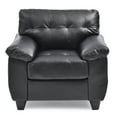 thumbnail image 4 of Glory Furniture Gallant Faux Leather Chair in Black, 4 of 6