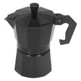thumbnail image 4 of Coffee Pot Coffee Percolator Moka Pot Italian Cafetiere Stovetop Coffee Maker 150ML 3 Cups Aluminum Coffee Pot Percolator Italian Cafetiere Household Moka Coffee Tea MakerBlack, 4 of 8