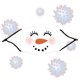 thumbnail image 3 of 45 8 piezas de dibujos animados de Navidad a prueba de polvo mascarilla divertida expresión de muñeco de nieve protector bucal protector de impresión digital con filtro reemplazab, 3 of 4