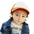 thumbnail image 4 of DALIX Infant Trucker Hat Baby Cap Tiny Extra Small Girls Boys in Orange White, 4 of 5