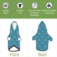 thumbnail image 6 of Haiem Cartoon Whale for Winter Dog Hoodie Sweatshirts with Pockets Warm Dog Clothes for Small Dogs Chihuahua-Large, 6 of 7
