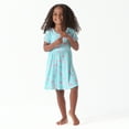 thumbnail image 2 of Infant & Toddler Girls Rainbow Sky Short Sleeve Twirl Dress, 2 of 8