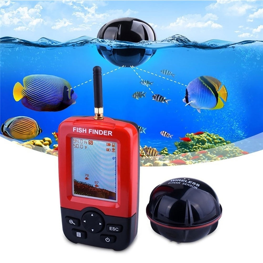 Opolski Lake Sea Fishing Smart Portable Fish Finder Depth Alarm Wireless  Sonar Sensor 