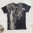 thumbnail image 3 of Camiseta Vintage Y2K, nueva camiseta de gran tamaño con cuello redondo y alas de estilo hip hop Harajuku para hombres y mujeres, ropa gótica de manga corta, tops, ropa urbana, 3 of 5