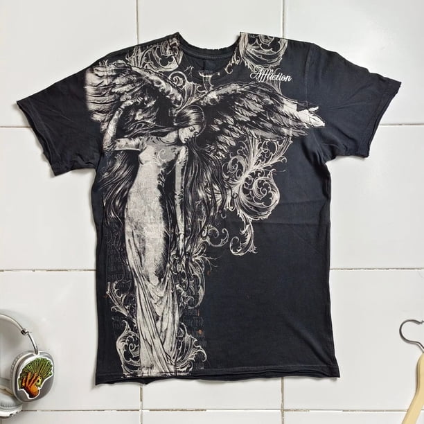 Camiseta de manga larga Y2K para hombre y mujer, sudadera de gran tamaño con estampado de letras góticas Retro, cuello redondo de algodón puro, Tops, novedad de otoño