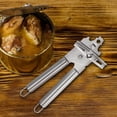 thumbnail image 6 of Commercial Can Opener Heavy Duty, Stainless Steel, Handheld Can Opener, Lid Opener Jar Opener, industrial Can Opener, Jar and Bottle Opener, Kitchen Utensil, Silver Finish, 8 in, 6 of 9