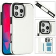 thumbnail image 2 of Designed for iPhone 16 Pro Wallet Phone Case,With Card Slots,PU Leather Back Folio Flip Kickstand,Double Magnetic Clasp and Durable Shockproof Rugged Anti-fall Phone Case,White, 2 of 11