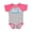 Baseball Heather and Hot Pink, variant on My First Easter Blue Easter Bunnies Boys or Girls Baby Bodysuit